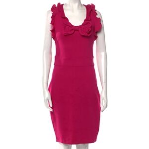 DESIGNER VALENTINO RED RUNWAY DRESS. SIZE-XS